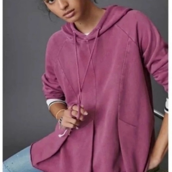 Anthro Pilcro peplum hoodie - Picture 2 of 10